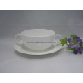 Cup and Saucer with 2 Ears